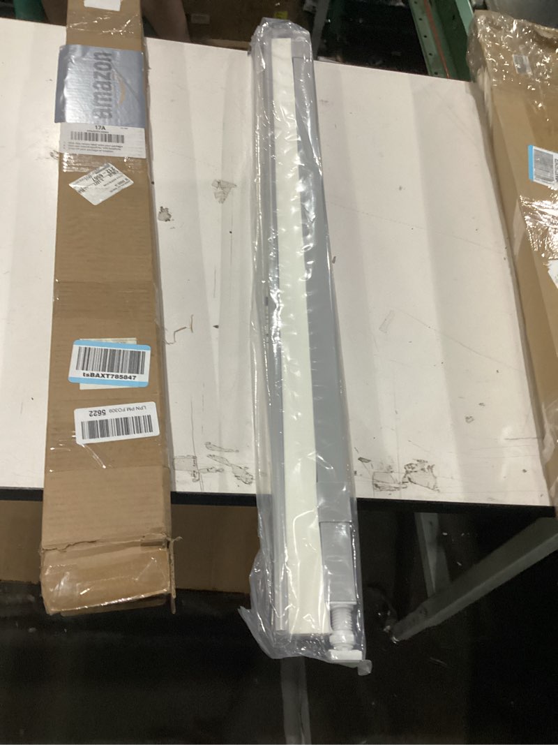 Condition photo showing New/Like New for LazBlinds Cordless Cellular Shades, No Tools No Drill Light Filtering Honeycomb Shades Pleated Blinds for Windows, 35.5'' W x 48'' H, Light Grey Light Filtering-light Grey 35 1/2'' W x 48'' H