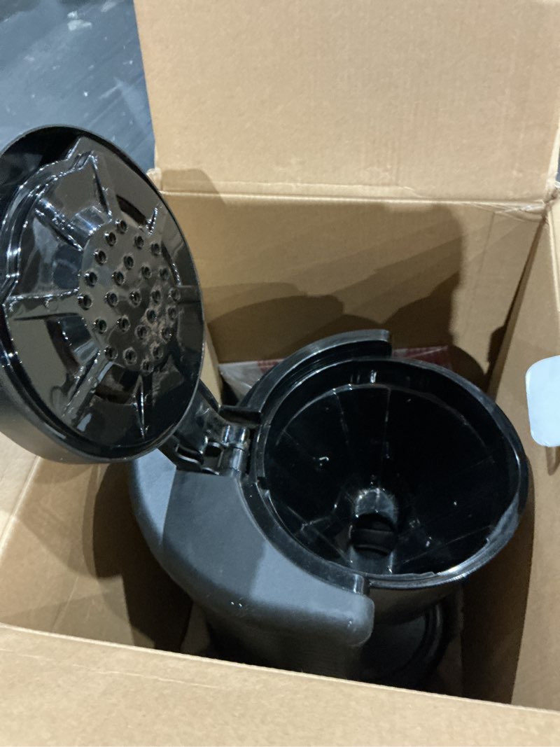 Condition photo showing As Is for (incomplete, missing pieces)ninja 12-cup programmable coffee brewer, 2 brew styles, adjustable warm plate, 60oz water reservoir, delay brew - black/stainless steel