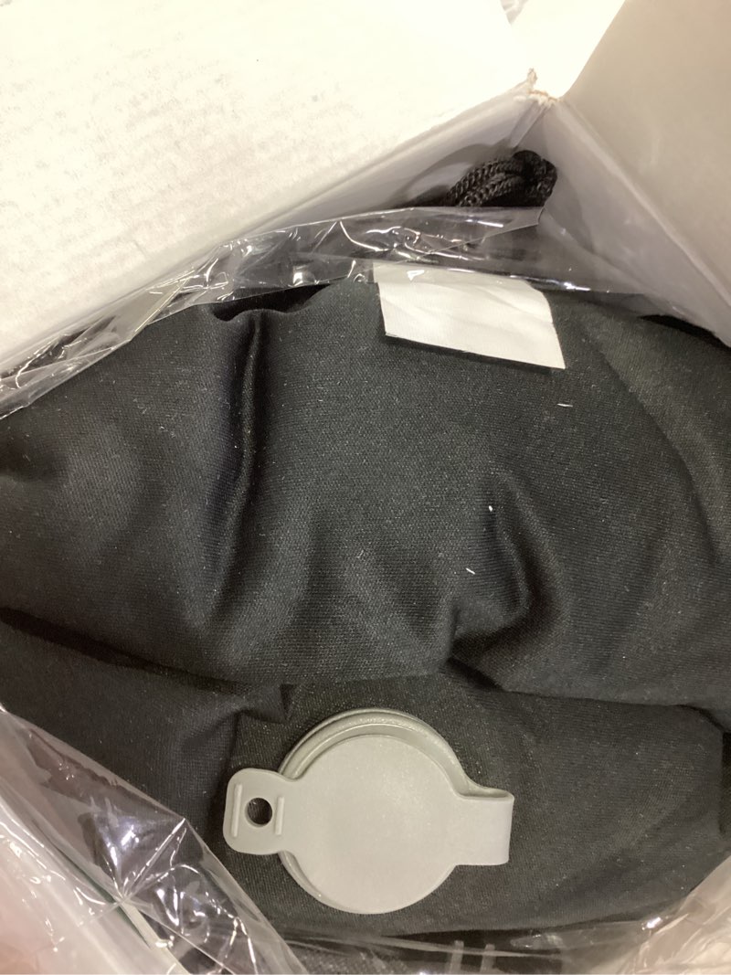 Condition photo showing Good Condition for inflatable lumbar pillow for airplane travel lumbar support pillow for car, office chair back support office chair back support for reducing lower back pain (black)