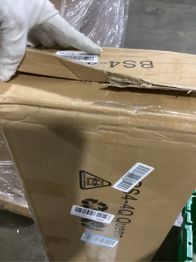 Condition photo showing New/Like New for 4 Inch Box Spring for Queen Bed,Queen Size Box Spring Only,Heavy Duty Mattress Foundation,Metal Bed Base,Non-Slip,Easy Assembly