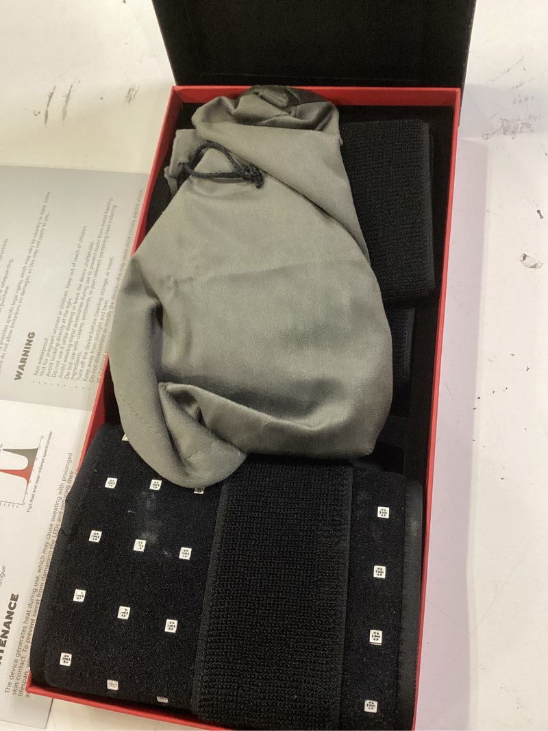 Condition photo showing Good Condition for allolo red light therapy for body, 3-in-1 led bead red light therapy belt with timer remote control, 12.6"*6.3" 660nm&850nm infrared light therapy for body back waist shoulder knee joint (corded)