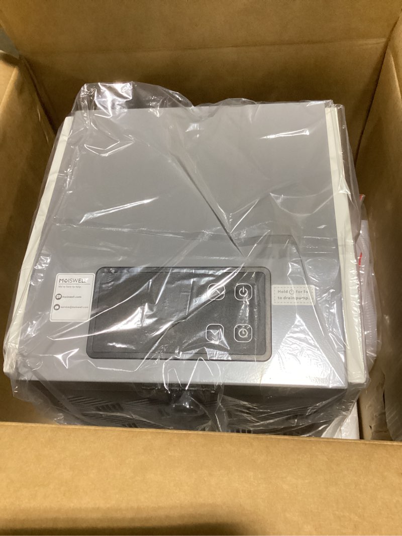 Condition photo showing New/Like New for 160 pints commercial dehumidifier with pump and drain hose for basements, heavy duty commercial grade dehumidifiers for large spaces, warehouse, industry water damage unit, auto defrost 160 pints with pump