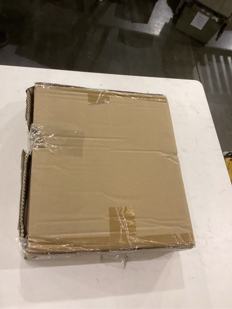 Condition photo showing New/Like New for Amazon Basics 4 Cube Storage Organizer - Wire Grid Closet and Storage Shelves, Stackable, White 14"x14"x14" 14"D x 14"W x 14"H White 1