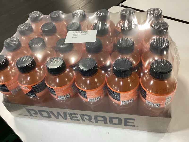 Condition photo showing New/Like New for  (BBD : 02/02/2026 POWERADE Sports Drink Orange, 20 Ounce (Pack of 24) Orange 20 Fl Oz (Pack of 24)