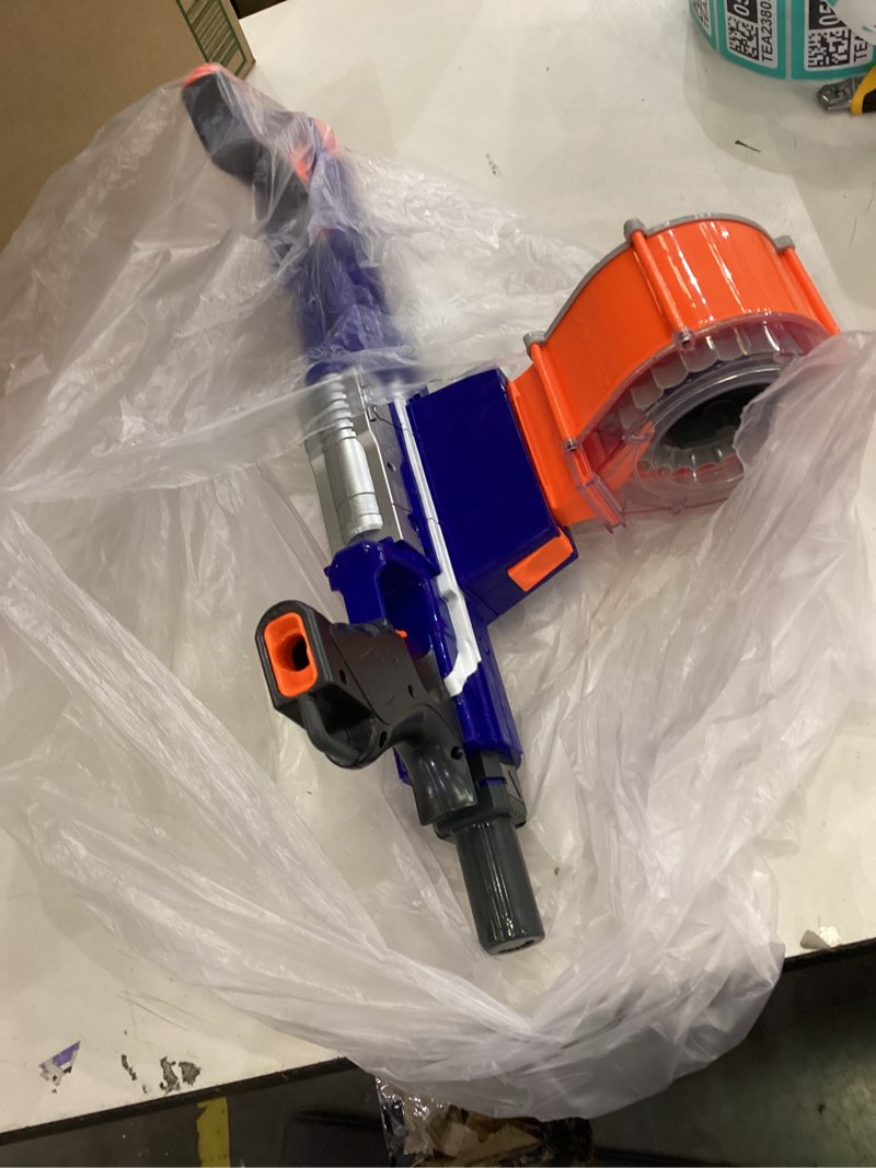 Condition photo showing As Is for NERF Rampage N-Strike Elite Toy Blaster with 25 Dart Drum Slam Fire for Kids, Teens, & Adults (Amazon Exclusive)