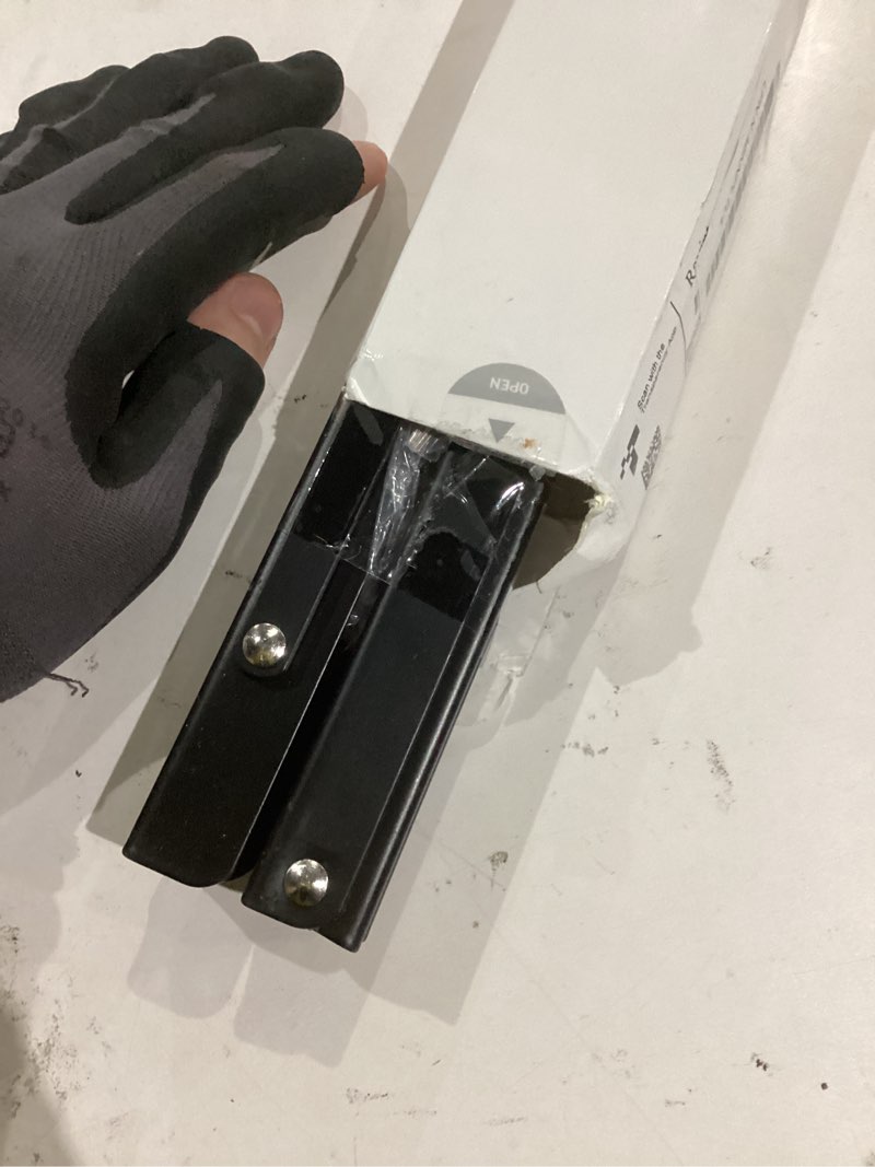 Condition photo showing Good Condition for Ravinte 2 Pack 16 Inch Folding Shelf Brackets – Matte Black, Heavy Duty Collapsible Brackets for Tables and Benches – Space-Saving Design 16 Inch 2