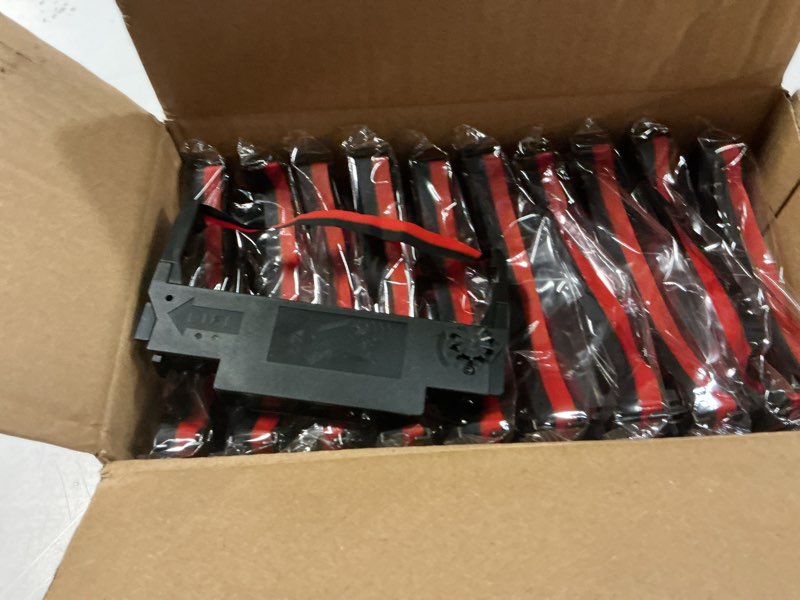 Condition photo showing Good Condition for mycartridge 24 pack erc30 erc-30 erc 30 34 38 b/r compatible with ribbon cartridge used with epson erc30/erc34/erc38,tm-u220,bixolon grc-220br,m188b,btp-m300 printer (black and red) erc30-24p