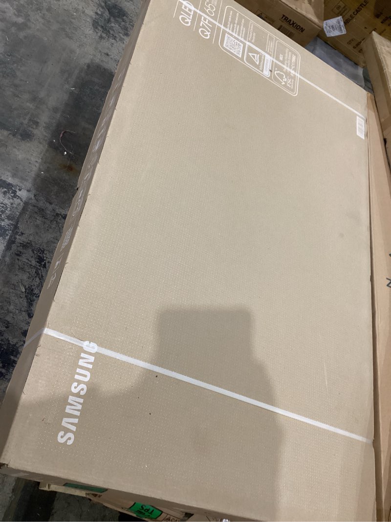 Condition photo showing New/Like New for samsung 65-inch class qled q7f series samsung vision ai smart tv (2025 model, 65q7f) quantum hdr, object tracking sound lite, q4 ai gen1 processor, 4k upscaling, gaming hub, alexa built-in