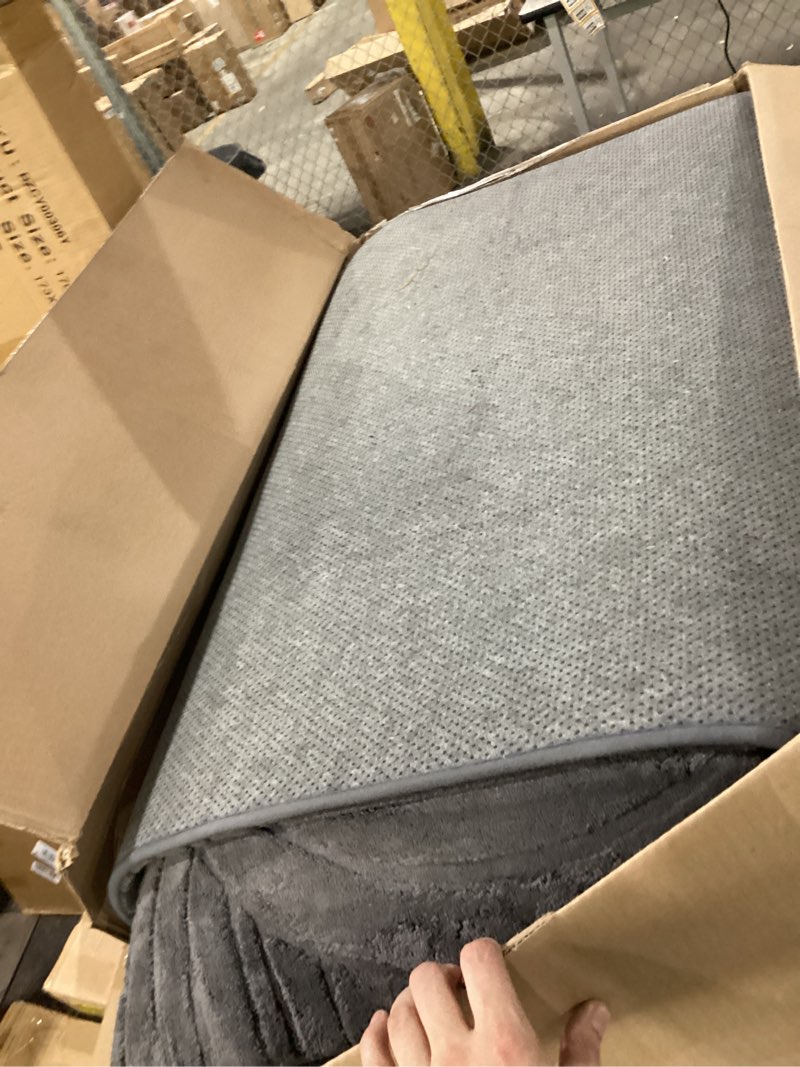 Condition photo showing New/Like New for sour lemon 10x14 area rugs for living room, soft large area rug indoor modern carpet for bedroom?machine washable area rug non-slip rug carpet for kids home dorm under dining table office decor dark grey 10' x 14' (rectangular)