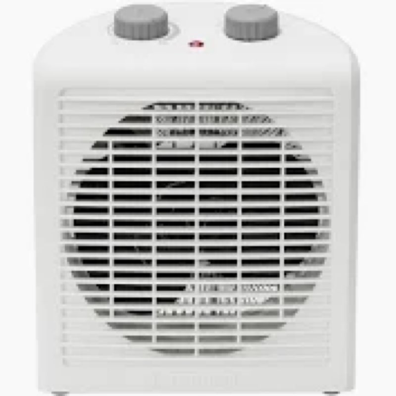 Utilitech fan-forced heater with adjustable thermostat 