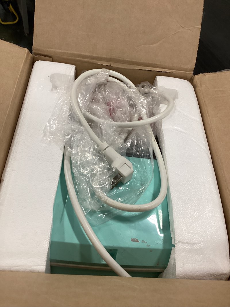 Condition photo showing New/Like New for AGLUCKY Ice Makers Countertop,Portable Ice Maker Machine with Handle,Self-Cleaning Ice Maker, 26Lbs/24H, 9 Ice Cubes Ready in 8 Mins, for Home/Office/Kitchen (Black) 26lbs/24H Black 1