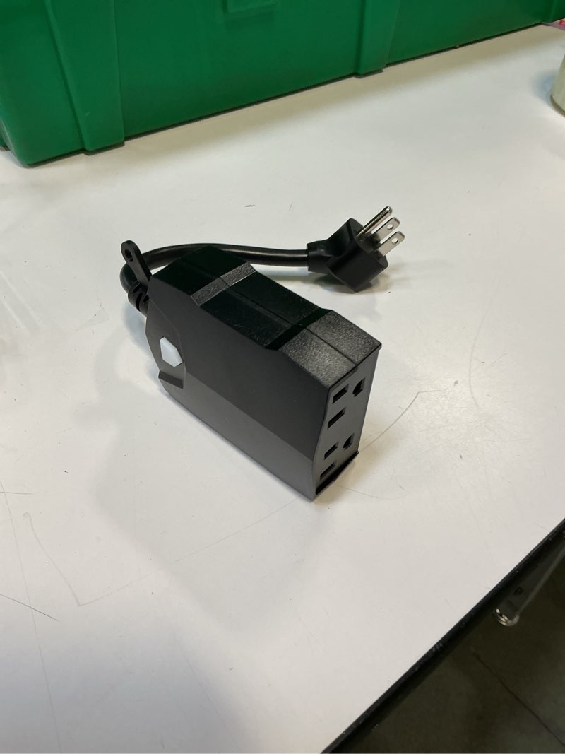 Condition photo showing As Is for Enbrighten Smart 125-Volt 2 -Outlet Indoor/Outdoor Smart Plug in