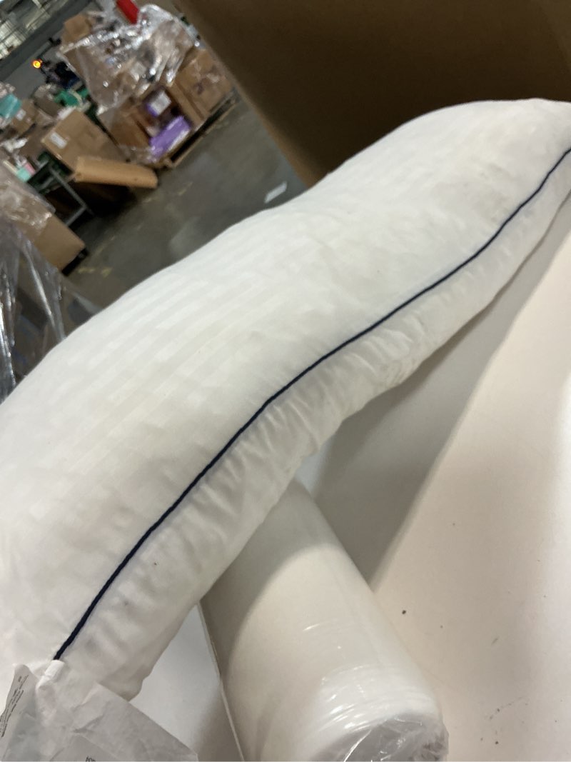 Condition photo showing As Is for memory foam 14 x 36 inch throw pillow insert, premium lumbar pillow insert for decorative throw pillow, living room, couch and sofa, 14 x 36 inch, white white 14x36 inch (pack of 1)