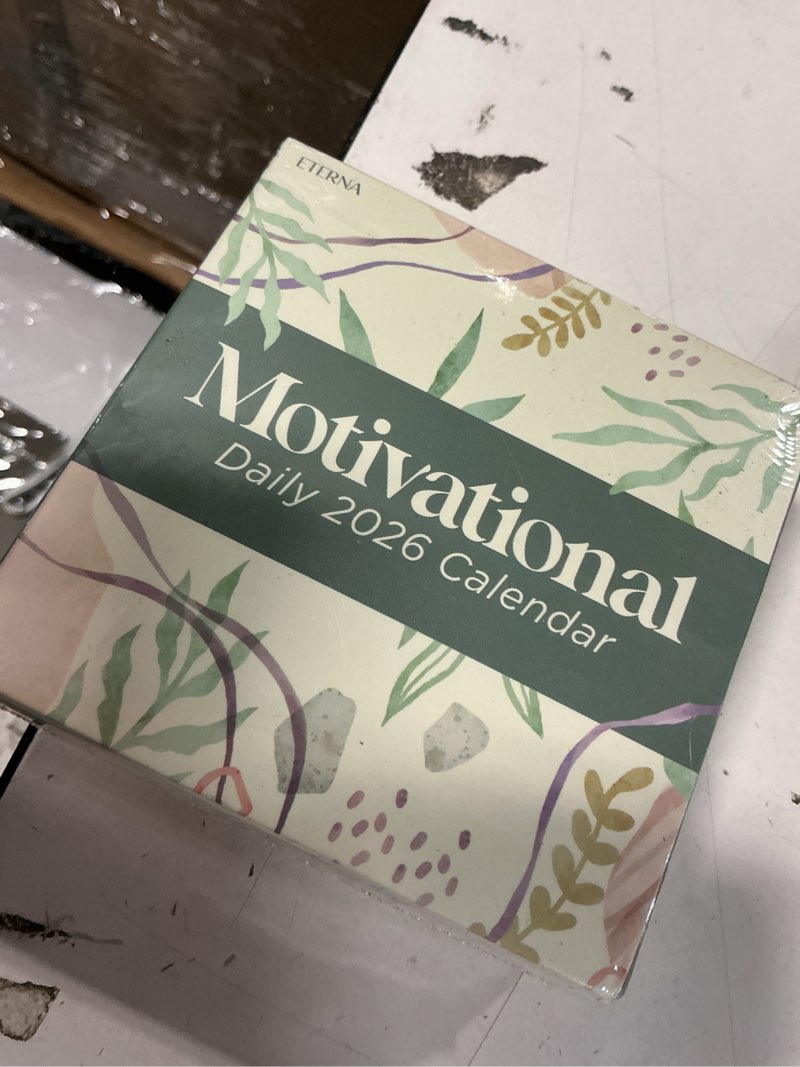 Condition photo showing Good Condition for 2026 Motivational Calendar | Includes 365 Positive Quotes and Affirmations, Enjoy a Whole Year of Inspirational Quotes, Phrases & Affirmations for Success, Happiness & Personal Growth 2026 Calendar