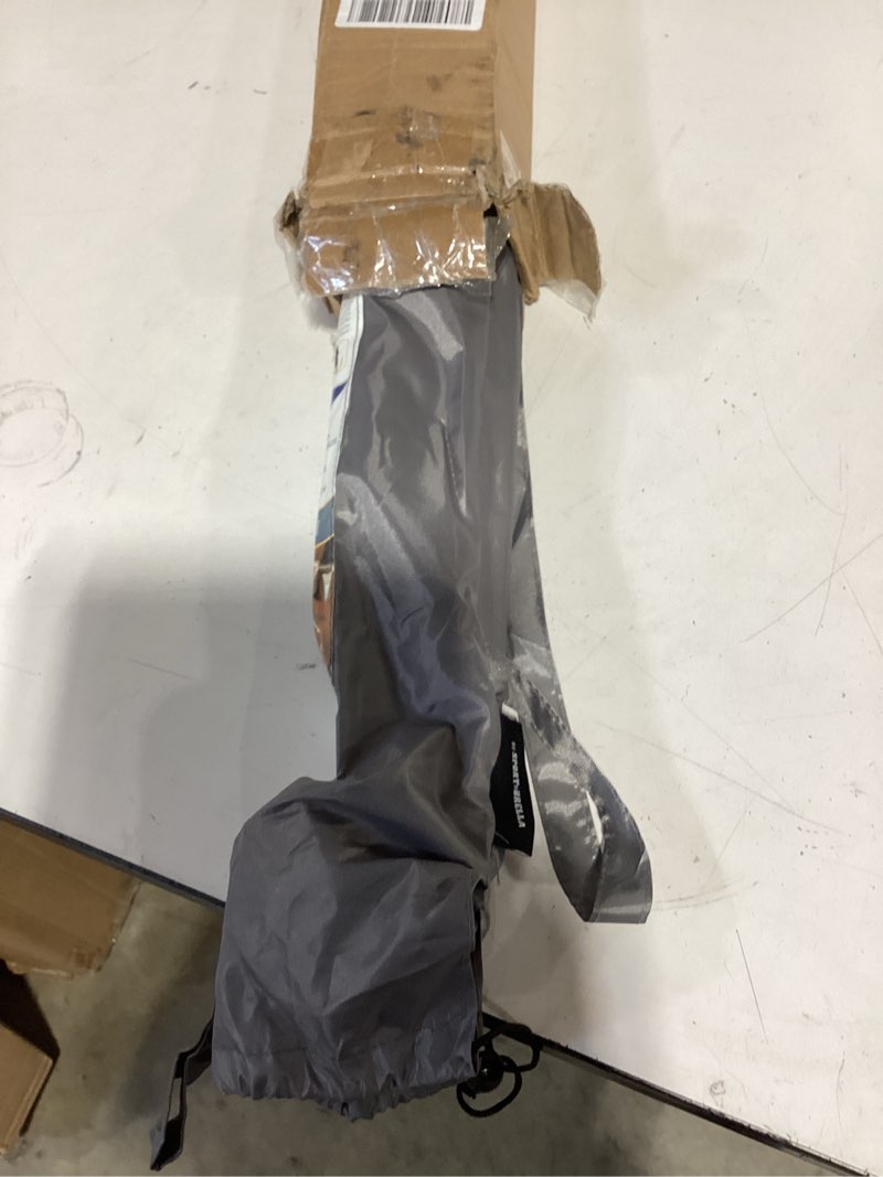 Condition photo showing As Is for sport-brella versa-brella spf 50+ adjustable umbrella with universal clamp reg gray