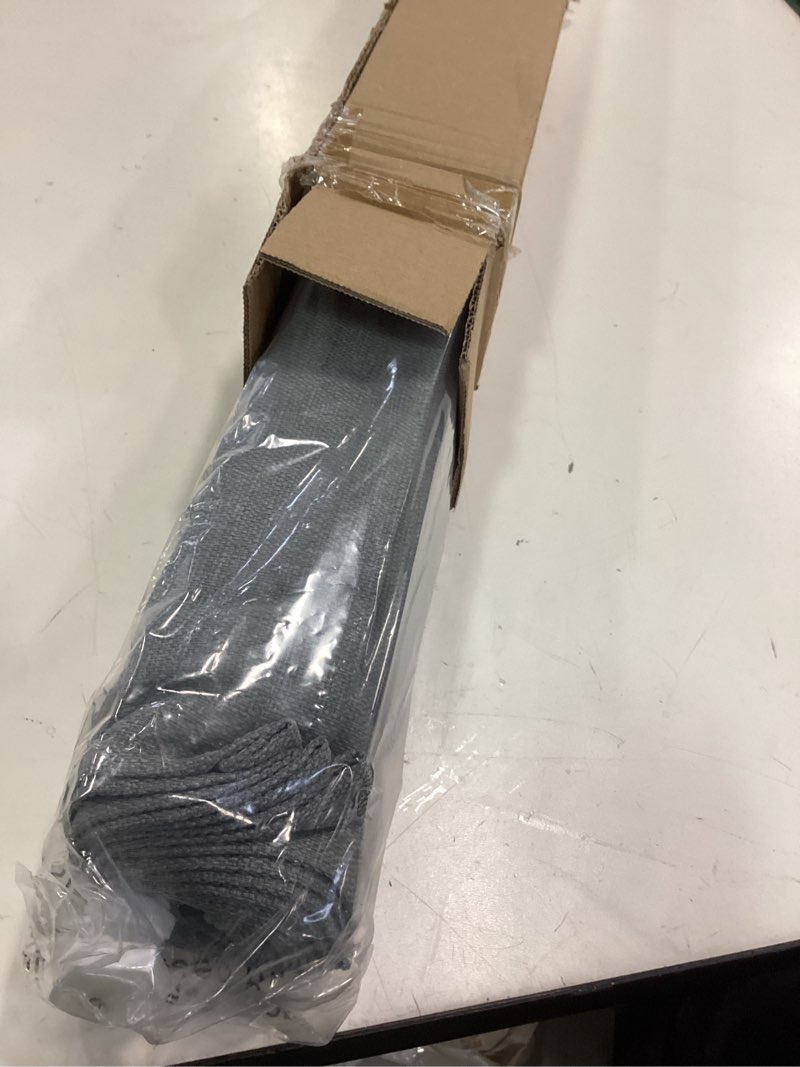 Condition photo showing Good Condition for LazBlinds No Drill Roman Shades for Windows, Cordless Light Filtering Window Shades with UV Protection, Polyester Fabric for Bedroom & Living Room, 35" W x 64" H, Grey Light Filtering - Grey 35"W x 64"H