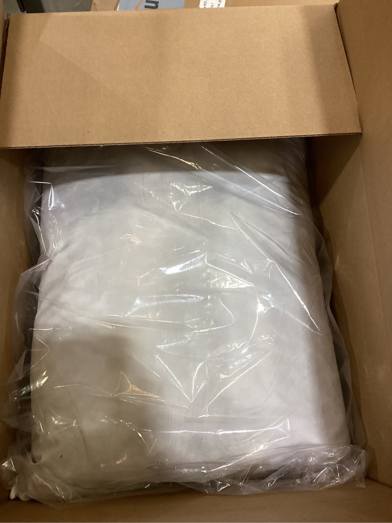 Condition photo showing As Is for saro lifestyle down feather pillow insert, white, 18"x25" white 18"x25"