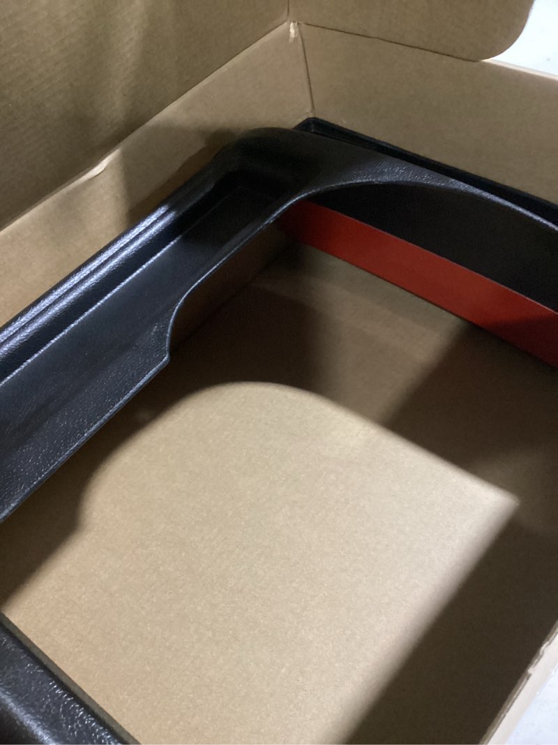 Condition photo showing As Is for savadicar gt-3 jk shifter storage box, gear shift console side tray organizer for 2011-2018 jeep wrangler jk jku, interior accessories, reserved usb charger extender slot, black