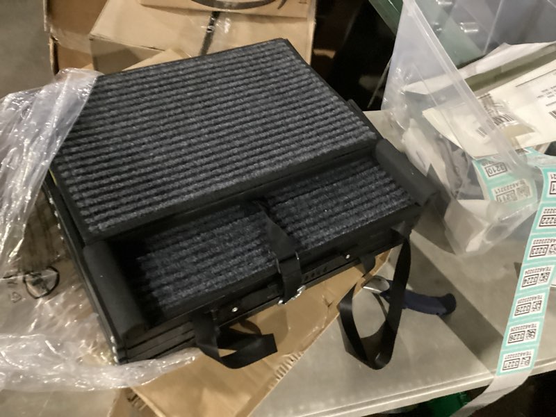 Condition photo showing Good Condition for urpower dog stairs for large dogs extra wide 20" with 5 - step dog ramp steps for car high bed foldable pet stairs with detachable non slip surface car ramps for suv truck supports up to 260 lbs