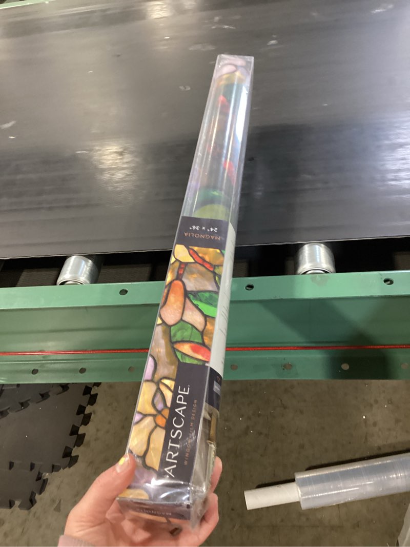 Condition photo showing Good Condition for artscape 01-0113 decorative window film, 24 inch x 36 inch (pack of 1)