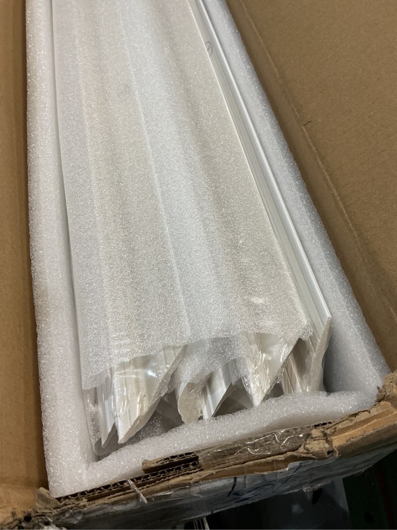 Condition photo showing Good Condition for Gaahing 6 Sets Premade Accent Wall Molding Kit, Pre-Cut Wainscoting Panels, Ready to Assemble Chair Rail Moulding for Interior Decoration 6 Frames, Style 2 White