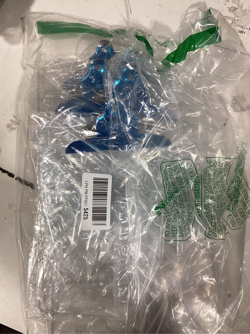 Condition photo showing As Is for similar product 5 clear clipboards with blue tops 1InTheOffice Clear Plastic Clipboard, with Low Profile Clip, 8x5, 2 Pack