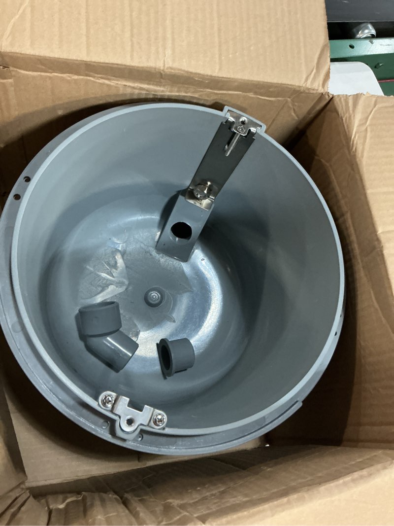 Condition photo showing As Is for 10-Inch Pool Light Niche for Concrete Pools and Spas,Inground Nicheless Pool Spa Light Niche,Fits Pentair & Hayward & Jandy Pool Lights Housing Replacement