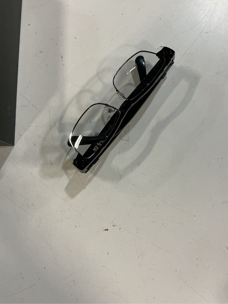 Condition photo showing Good Condition for ai smart glasses with camera, 8mp hd video recording, real-time translation, voice assistant, open-ear audio, metal frame, auto color-changing lenses for travel & vlogging shiny black s01