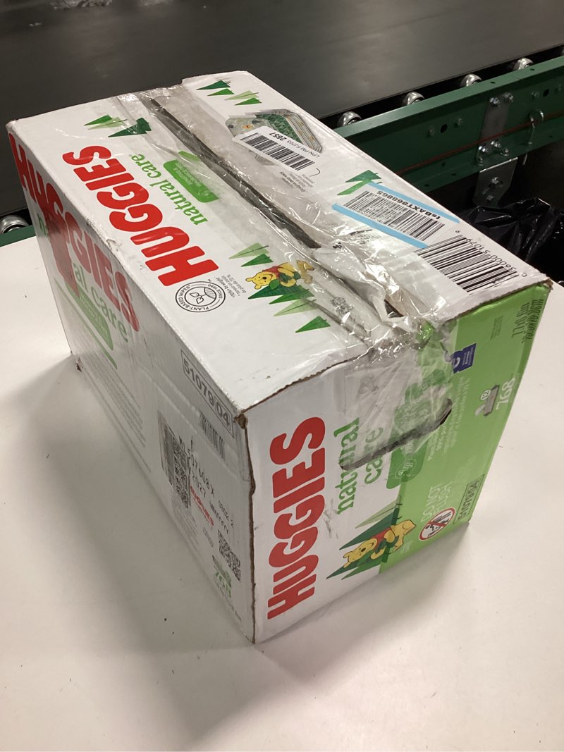 Condition photo showing New/Like New for Huggies Natural Care Sensitive Baby Wipes, Unscented, Hypoallergenic, 99% Purified Water, 12 Flip-Top Packs (768 Wipes Total), Packaging May Vary 64 Count (Pack of 12)