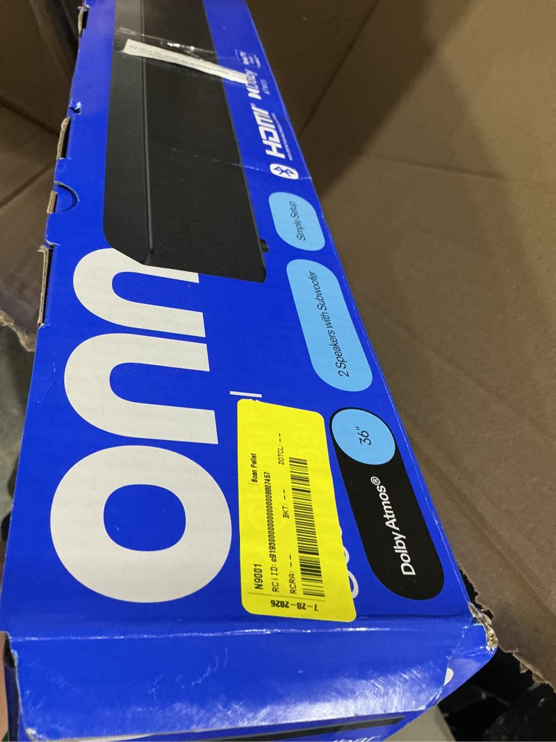 Condition photo showing Good Condition for onn. 36\\\" 2.1 channel soundbar with dolby atmos and bluetooth wireless