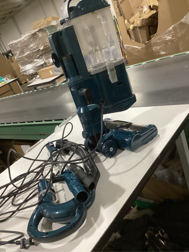 Condition photo showing As Is for (Parts only)Shark Upright Vacuum, Navigator Lift-Away Deluxe with Large Dust Cup Capacity, HEPA Filter, Swivel Steering, Upholstery Tool & Crevice Tool, Blue, NV360 Navigator (Navy)
