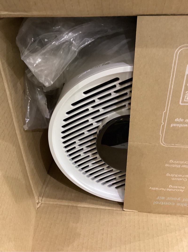 Condition photo showing As Is for BLUEAIR Premium Smart Humidifier for Large Rooms, Bedrooms, Better Sleep with Evaporative Invisible Mist Tech, Auto Humidify, Easy Top Fill, Smart Control with App, Touchscreen, 3.5L Tank for 48 hours