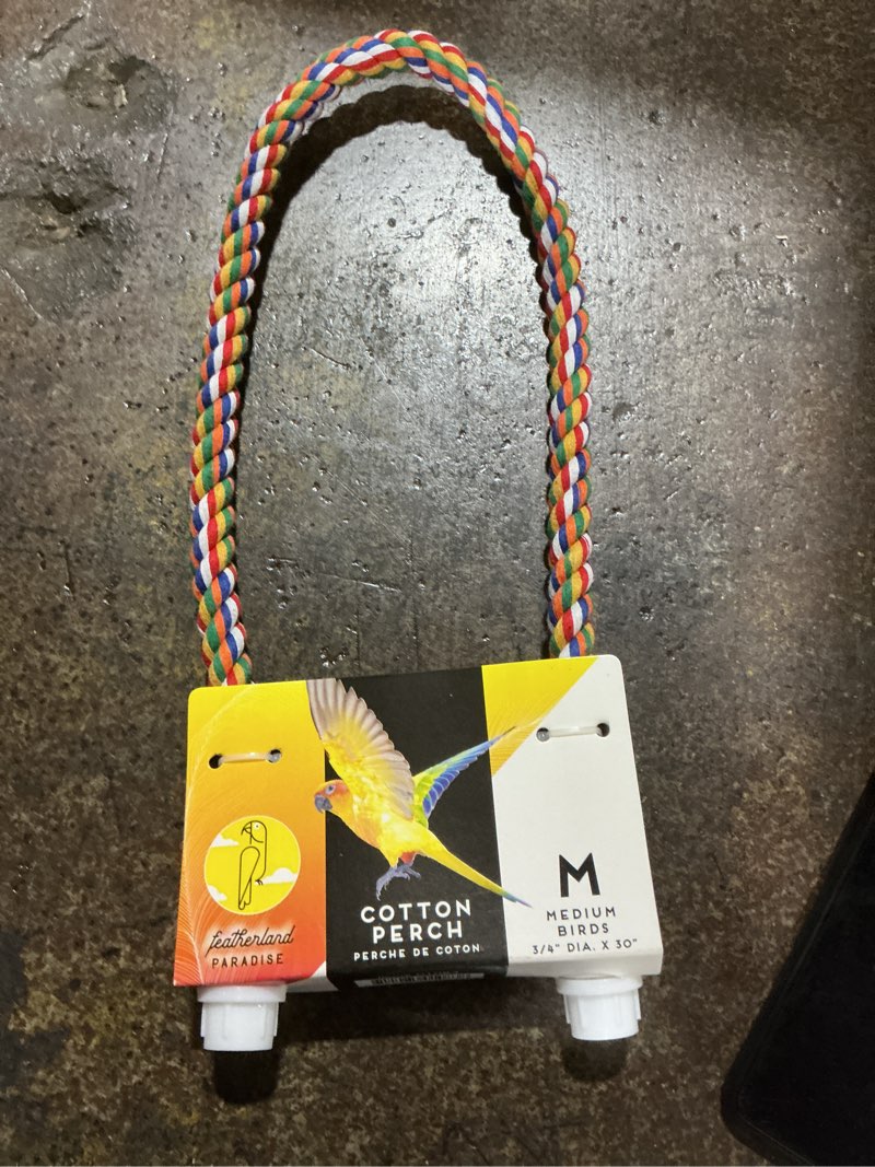 Condition photo showing Good Condition for Featherland Paradise Cotton Perch .75\" diameter