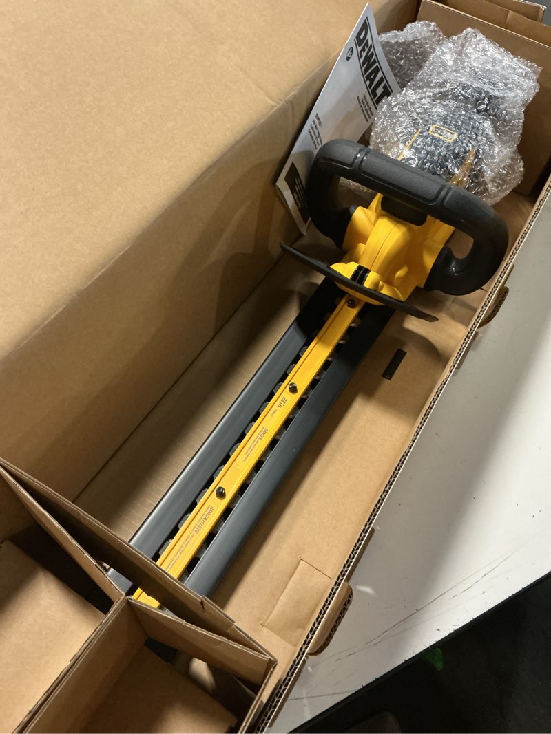 Condition photo showing New/Like New for dewalt 20v max 22" cordless hedge trimmer, bare tool only (dcht821b)