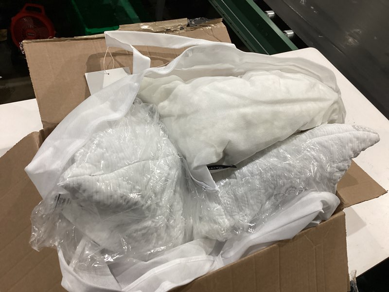 Condition photo showing Good Condition for pranasleep dharma adjustable latex pillow, customizable support, side, back and stomach sleeper pillow, queen size, 30" l x 17" w x 6" h
