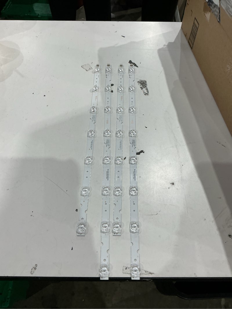 Condition photo showing As Is for panmiled led backlight strips replacement for tcl 55'' tv 55s421 55s423 55s425 55d6 55f6 55u3800c 55u3900c 55u5850c 4c-lb5508-hr02j 4c-lb5507-hr02j 4c-lb5508-hr06j 55hr330m07b2 55hr330m08a2