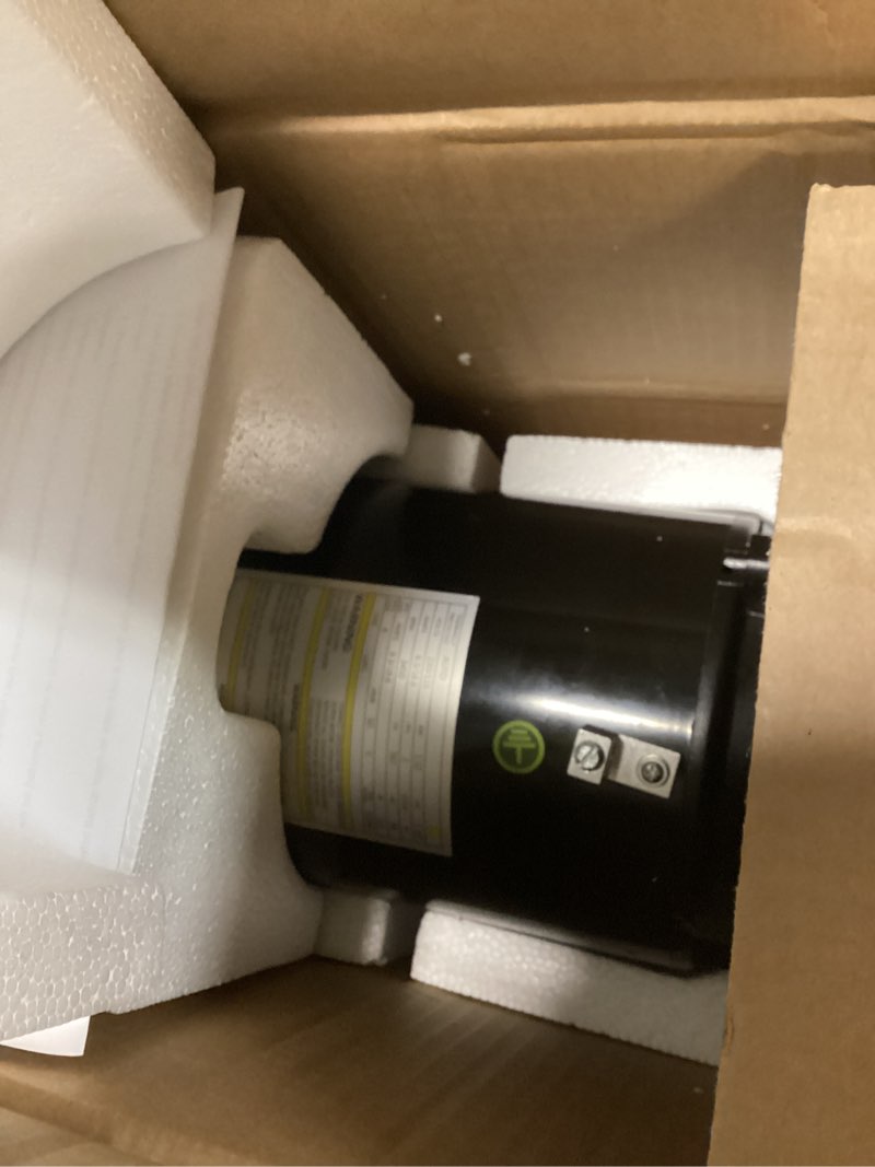Condition photo showing Good Condition for ust1152 pool pump motor 1.5 hp up-rated, 56j frame c-face round flange, fit hayward super pump maxflo super ii, 3450 rpm 115v/230v dual voltage, 303 stainless steel threaded shaft