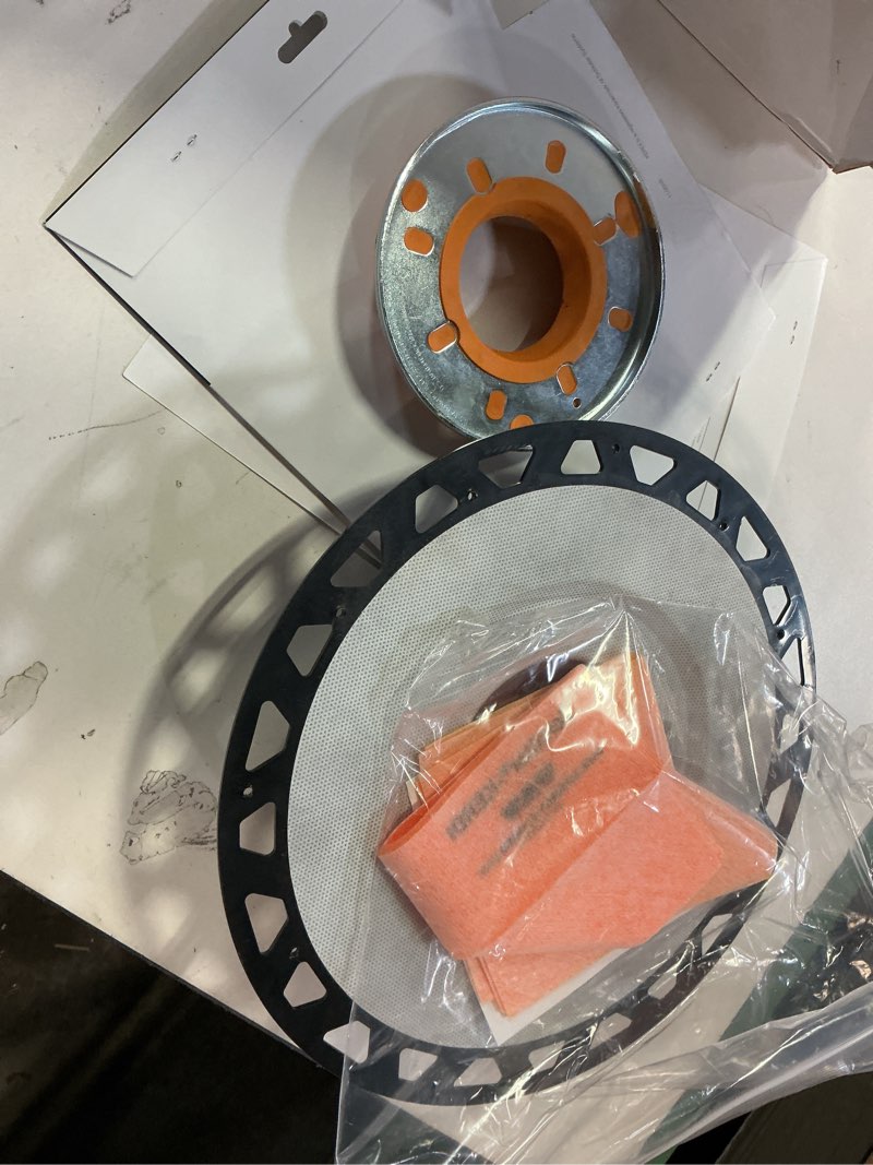 Condition photo showing As Is for Schluter Kerdi-Drain-A Adaptor Kit - Ideal for Larger Variety of Clamping Ring Drains - 140mm-5-1/2" - KDAM5FLKABS