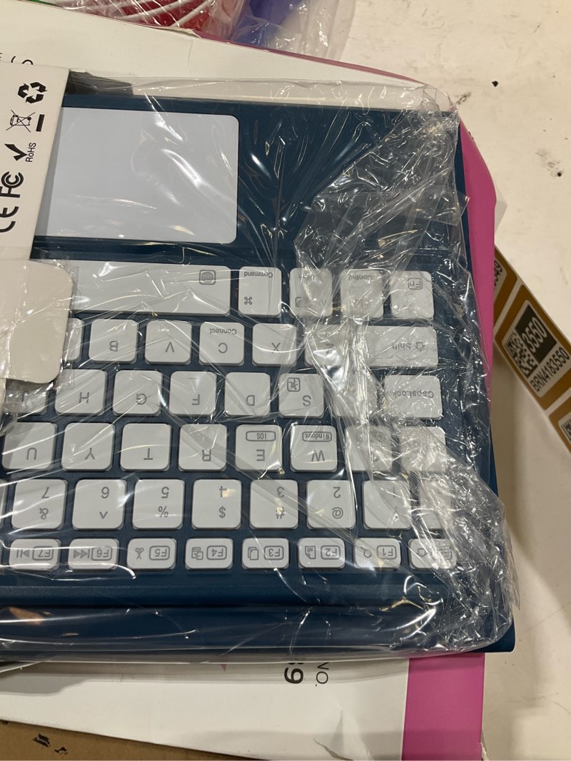 Condition photo showing Good Condition for for ipad a16 11th/10th generation case with keyboard, folio cover | multi-touch trackpad, 7 colors backlit, detachable keyboard for ipad a16 11 inch/10th gen with pencil holder, navy blue