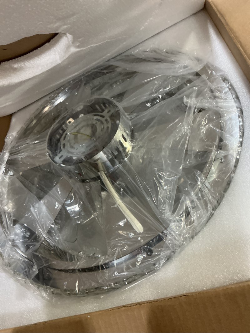 Condition photo showing Good Condition for Arceso 20" White Modern Ceiling Fan with Light and Remote, App Control, Quiet DC Motor for Indoor