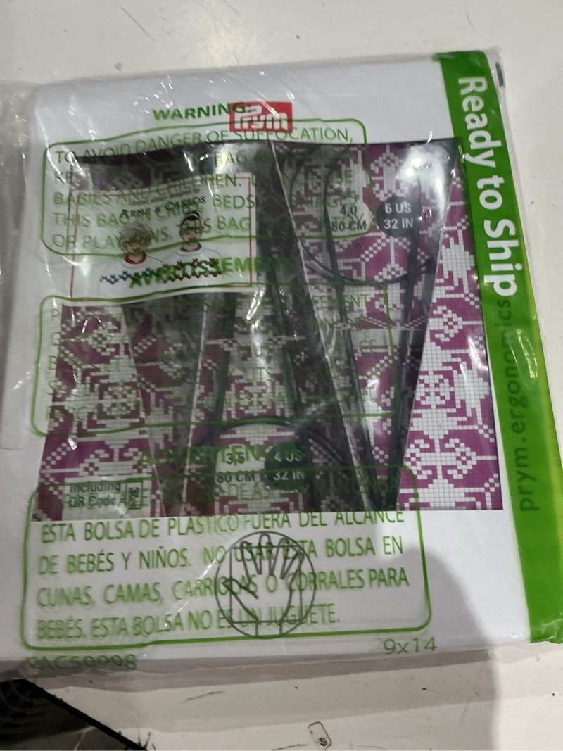 Condition photo showing As Is for prym 32" limited edition arne & carlos circular knitting needles set, carbon, 3 count