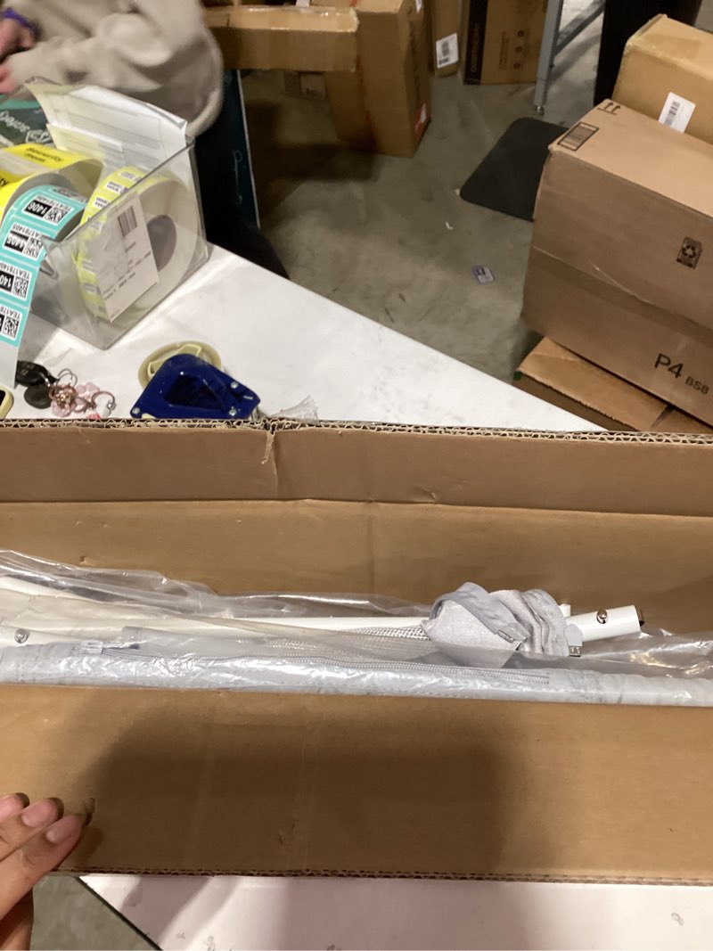 Condition photo showing Good Condition for 3 in 1 Portable Crib,Folding Bedside Crib Side Bed Rail Guard, Breathable Visual Mesh Window Cot Side Baby Bed, Infant/Baby Boy/Baby Girl, Gray