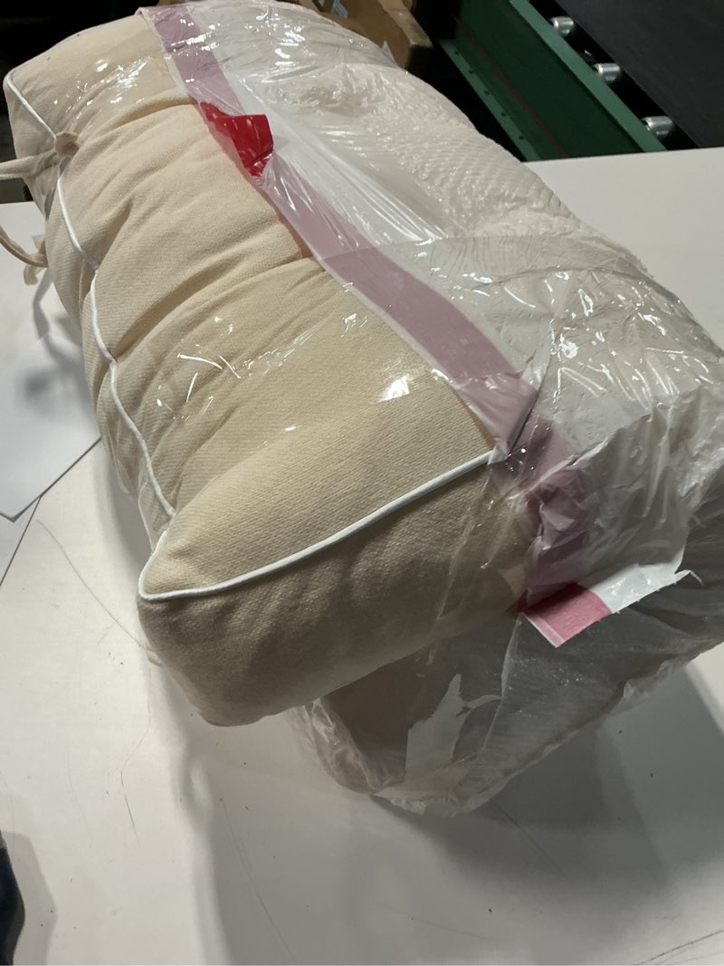 Condition photo showing Good Condition for yz home rocking chair cushion, set of thicken seat & back chair cushions with memory foam, non-slip chair pad with ties for for indoor&outdoor rocker, beige, 28 * 18 * 5/18x18x5 cream 28''x18''/18''x18''