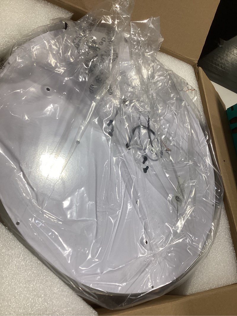 Condition photo showing New/Like New for Ken & Ricky Flush Mount Ceiling Light, Dimmable Led Close to Ceiling Light Fixtures for Kitchen Bathroom Bedroom Hallway 5cct (Brushed Gold, 16 Inch) Brushed Gold 16 Inch