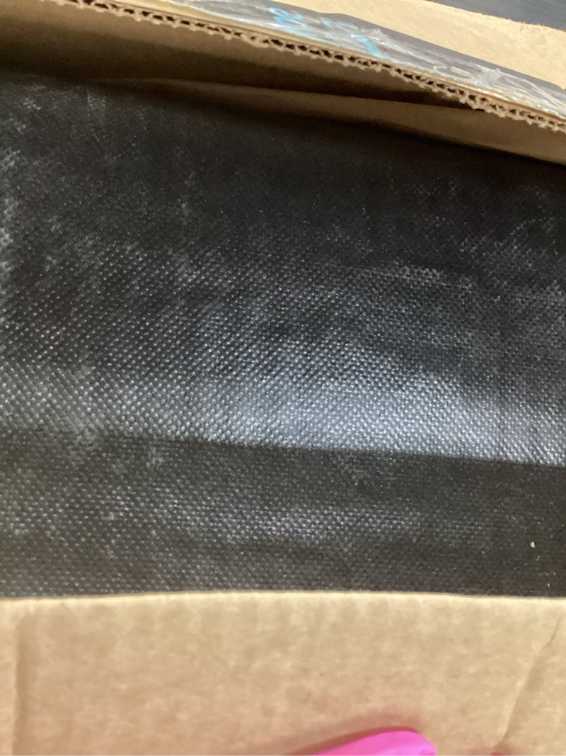 Condition photo showing As Is for OLANLY Front Door Mat Indoor Outdoor Entrance, Waterproof Heavy Duty Doormat, Fade Resistant, Low Profile, Easy Clean Patio Porch Welcome Floor Mats for Entry, 47x34, Black 47" x 34" Black