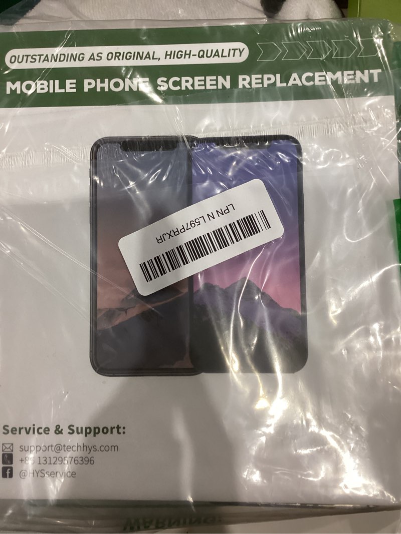 Condition photo showing Good Condition for iPhone 11 Pro Max Screen Replacement Kit 6.5'' LCD Display 3D Touch Full HD Digitizer Full Assembly Repair Kits Waterproof Frame Sticker+Screen Protector not for Model 11 and 11 Pro