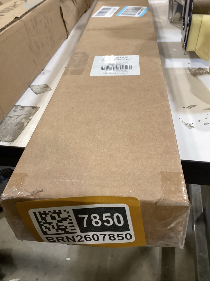 Condition photo showing New/Like New for lazblinds no tools no drill cordless cellular shades, blackout light blocking honeycomb shades for home, thermal insulation blinds for windows, 35" w x 36" h, white blackout-white 35" w x 36" h