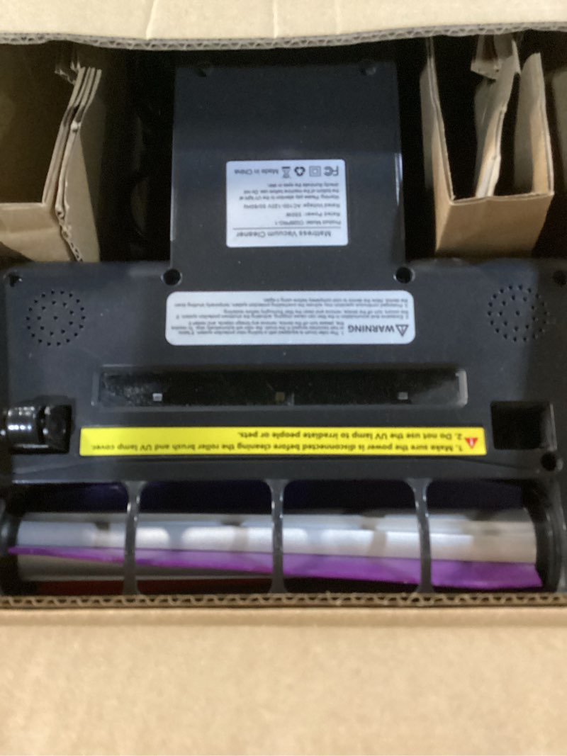 Condition photo showing Good Condition for feppo mattress vacuum cleaner, 4-in-1 bed vacuum cleaner pro, 16kpa handheld vacuums with 253.7nm uv-c light, 40,000 beats/min tapping, 140°f hot air, hepa filter for bed, sofa, crib(corded, 550w) grey/purple