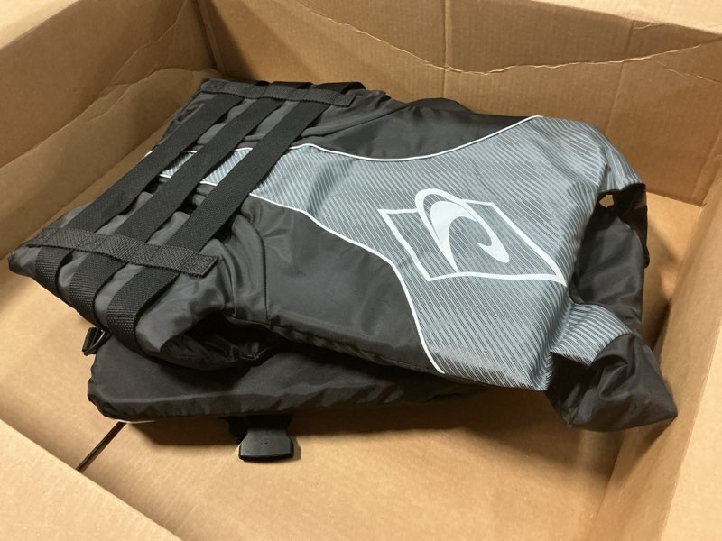 Condition photo showing Good Condition for o’neill men’s superlite uscg approved life vest – lightweight men’s life jacket for boating, wakeboarding, waterskiing & your favorite water activities black/black/smoke:white 3x-large o'neill men's superlite uscg life vest