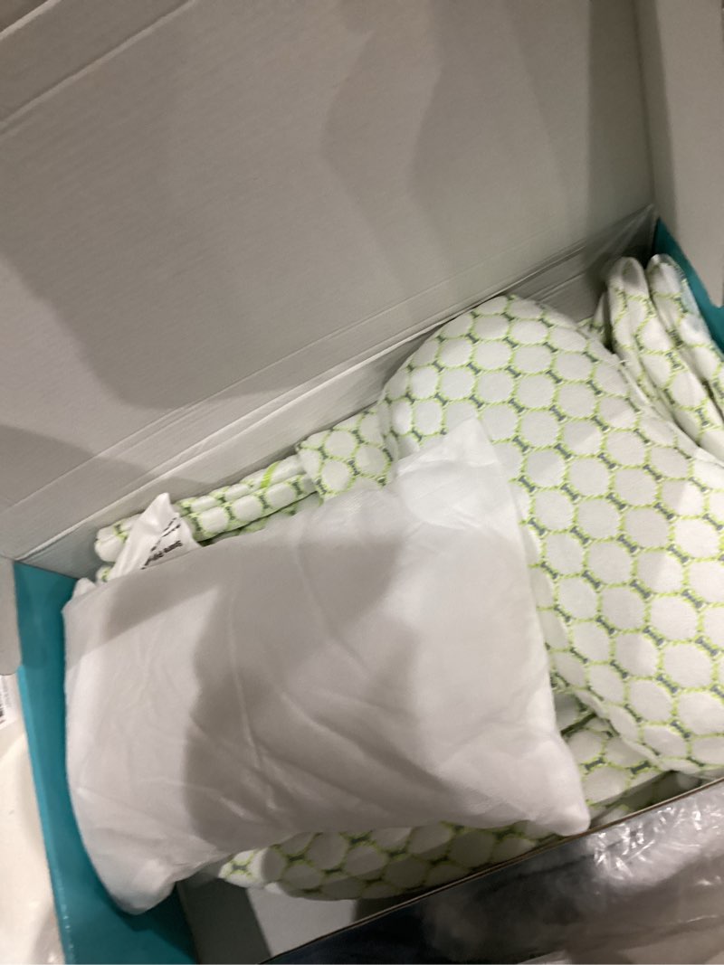 Condition photo showing New/Like New for Pregnancy Pillow for Pregnant Women – Comfortable Maternity Pillow for Side Sleepers, Supports Back, Belly, HIPS, and Legs, with Removable & Adjustable Cover Green Regular